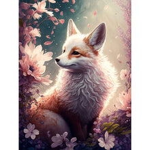 Load image into Gallery viewer, Diamond Painting - Full Round - fox and flower (30*40CM)
