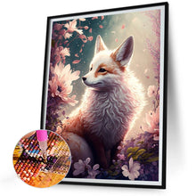 Load image into Gallery viewer, Diamond Painting - Full Round - fox and flower (30*40CM)
