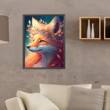 Load image into Gallery viewer, Diamond Painting - Full Round - fox and flower (30*40CM)
