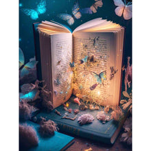 Load image into Gallery viewer, Diamond Painting - Full Round - butterfly and book (30*40CM)

