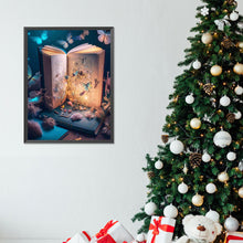 Load image into Gallery viewer, Diamond Painting - Full Round - butterfly and book (30*40CM)
