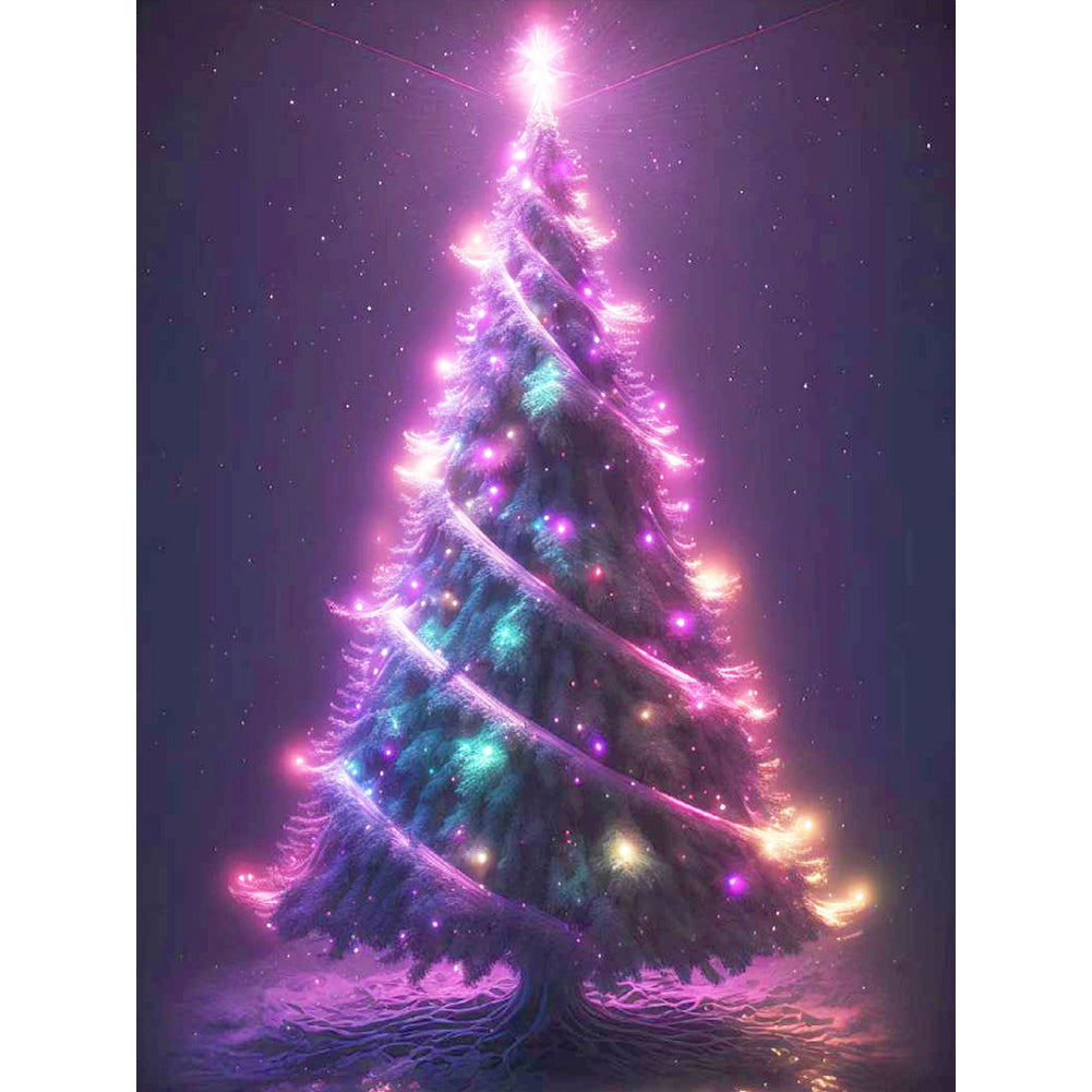 Diamond Painting - Full Round - Christmas tree (30*40CM)