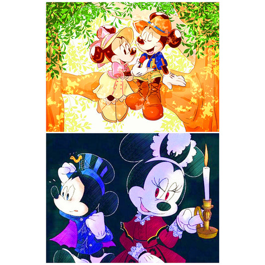 2pcs Diamond Painting Set - Mickey and Minnie (40*30CM)