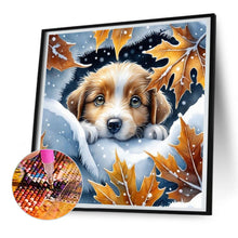 Load image into Gallery viewer, Diamond Painting - Full Round - snow puppy (30*30CM)
