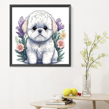Load image into Gallery viewer, Diamond Painting - Full Round - Pomeranian puppy (30*30CM)

