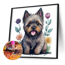 Load image into Gallery viewer, Diamond Painting - Full Round - Yorkshire puppy (30*30CM)
