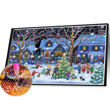 Load image into Gallery viewer, Diamond Painting - Full Square - Christmas street scene (40*30CM)
