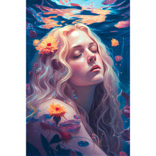 Load image into Gallery viewer, Diamond Painting - Full Round - underwater girl (40*60CM)
