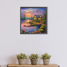 Load image into Gallery viewer, AB Diamond Painting - Full Round - garden house (40*40CM)
