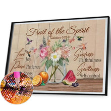 Load image into Gallery viewer, Diamond Painting - Full Round - Vintage wood board pictorial calligraphy and painting (50*40CM)

