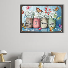 Load image into Gallery viewer, Diamond Painting - Full Round - Vintage wood board pictorial (60*40CM)

