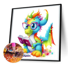 Load image into Gallery viewer, Diamond Painting - Full Round - Colorful little dinosaur (30*30CM)
