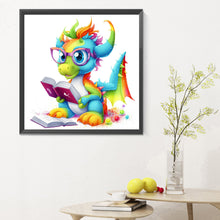 Load image into Gallery viewer, Diamond Painting - Full Round - Colorful little dinosaur (30*30CM)
