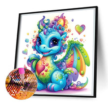 Load image into Gallery viewer, Diamond Painting - Full Round - Colorful little dinosaur (30*30CM)
