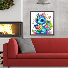 Load image into Gallery viewer, Diamond Painting - Full Round - Colorful little dinosaur (30*30CM)
