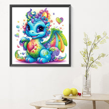 Load image into Gallery viewer, Diamond Painting - Full Round - Colorful little dinosaur (30*30CM)
