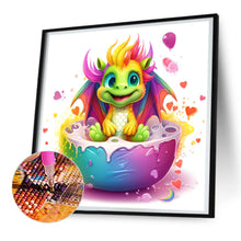 Load image into Gallery viewer, Diamond Painting - Full Round - Colorful little dinosaur (30*30CM)
