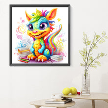 Load image into Gallery viewer, Diamond Painting - Full Round - Colorful little dinosaur (30*30CM)
