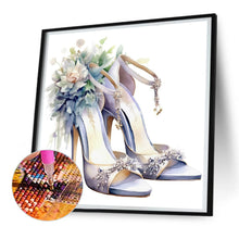 Load image into Gallery viewer, Diamond Painting - Full Round - flower high heels (30*30CM)
