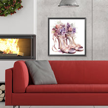 Load image into Gallery viewer, Diamond Painting - Full Round - flower high heels (30*30CM)
