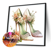 Load image into Gallery viewer, Diamond Painting - Full Round - flower high heels (30*30CM)
