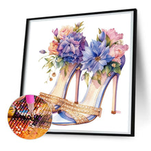 Load image into Gallery viewer, Diamond Painting - Full Round - flower high heels (30*30CM)
