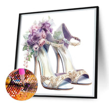Load image into Gallery viewer, Diamond Painting - Full Round - flower high heels (30*30CM)
