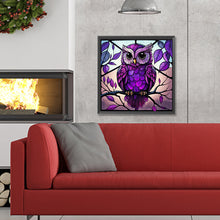 Load image into Gallery viewer, Diamond Painting - Full Round - owl (30*30CM)

