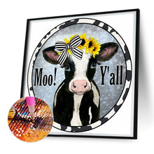 Load image into Gallery viewer, Diamond Painting - Full Round - dairy cow (30*30CM)
