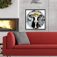 Load image into Gallery viewer, Diamond Painting - Full Round - dairy cow (30*30CM)
