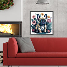 Load image into Gallery viewer, Diamond Painting - Full Round - Flower Shar-Pei (30*30CM)

