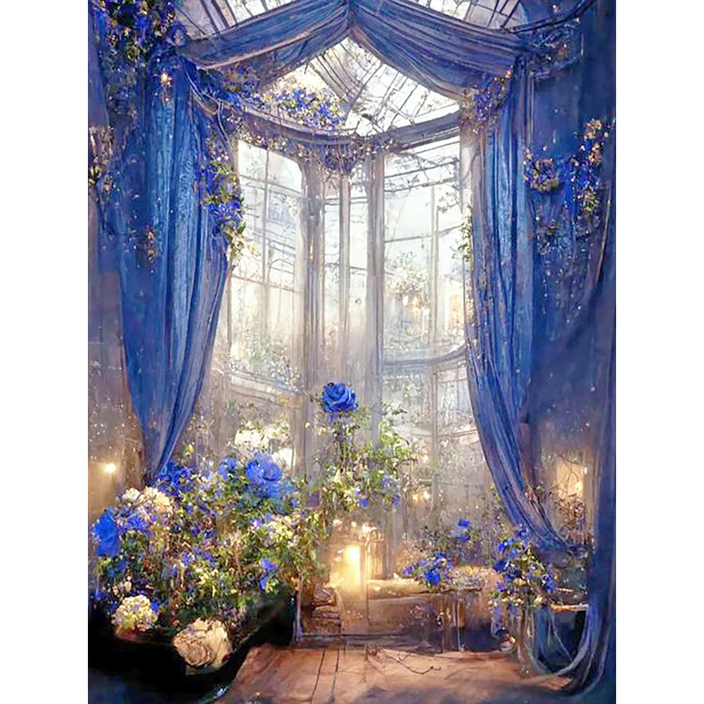 Diamond Painting - Full Round - Flower reception room (30*40CM)