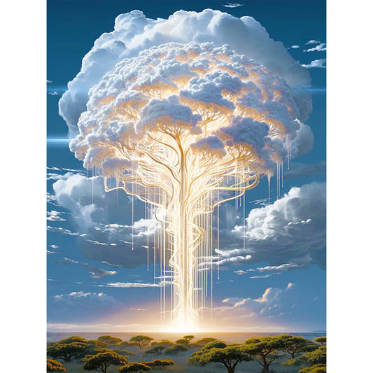 Diamond Painting - Full Round - tree of clouds (30*40CM)