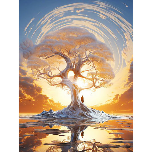 Diamond Painting - Full Round - The tree at the end of the world (30*40CM)