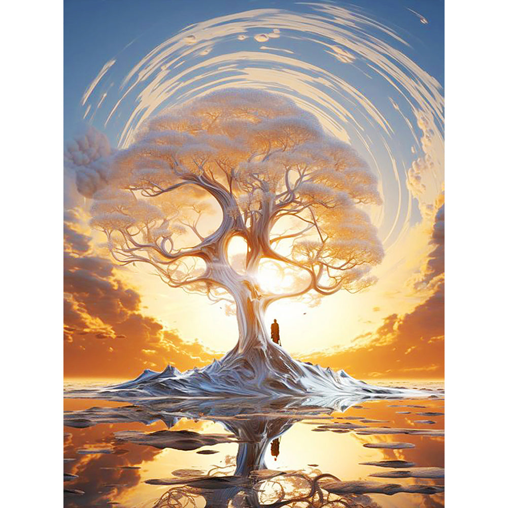 Diamond Painting - Full Round - The tree at the end of the world (30*40CM)