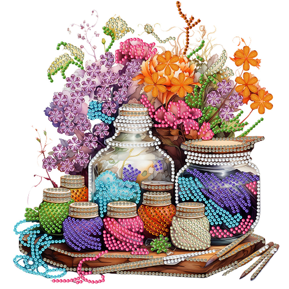 Diamond Painting - Partial Special Shaped - nostalgic memory (30*30CM)
