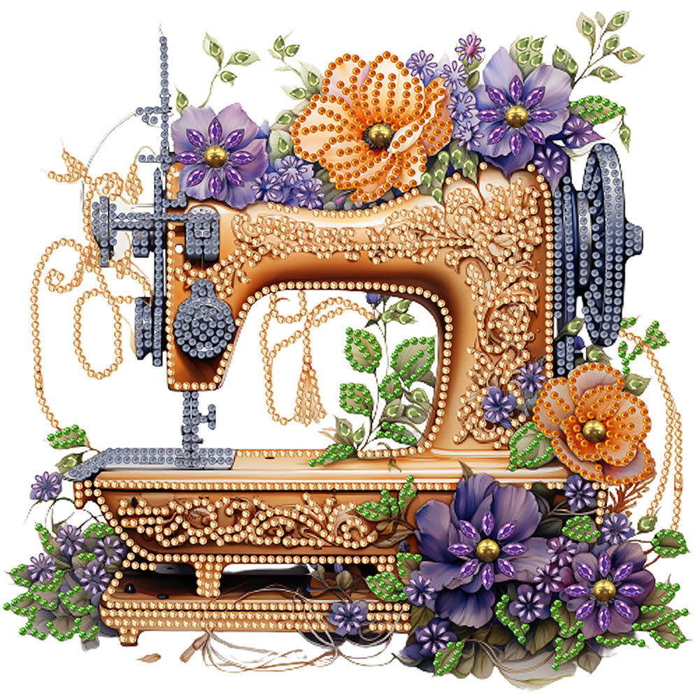 Diamond Painting - Partial Special Shaped - nostalgic memory (30*30CM)