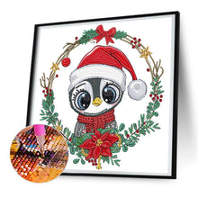 Load image into Gallery viewer, Diamond Painting - Partial Special Shaped - Christmas wreath (30*30CM)
