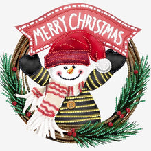 Load image into Gallery viewer, Diamond Painting - Partial Special Shaped - Christmas wreath (30*30CM)
