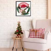Load image into Gallery viewer, Diamond Painting - Partial Special Shaped - Christmas wreath (30*30CM)
