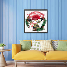 Load image into Gallery viewer, Diamond Painting - Partial Special Shaped - Christmas wreath (30*30CM)
