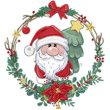 Load image into Gallery viewer, Diamond Painting - Partial Special Shaped - Christmas wreath (30*30CM)
