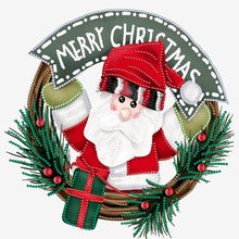 Load image into Gallery viewer, Diamond Painting - Partial Special Shaped - Christmas wreath (30*30CM)
