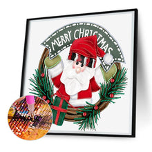 Load image into Gallery viewer, Diamond Painting - Partial Special Shaped - Christmas wreath (30*30CM)
