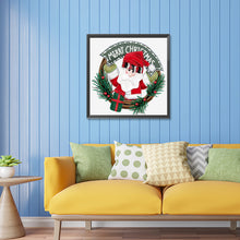 Load image into Gallery viewer, Diamond Painting - Partial Special Shaped - Christmas wreath (30*30CM)
