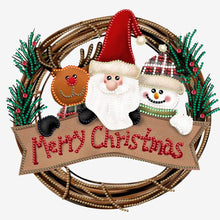 Load image into Gallery viewer, Diamond Painting - Partial Special Shaped - Christmas wreath (30*30CM)
