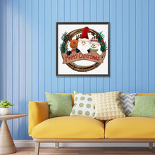 Load image into Gallery viewer, Diamond Painting - Partial Special Shaped - Christmas wreath (30*30CM)
