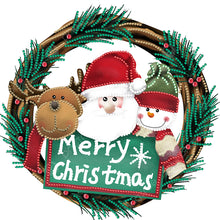 Load image into Gallery viewer, Diamond Painting - Partial Special Shaped - Christmas wreath (30*30CM)
