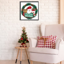 Load image into Gallery viewer, Diamond Painting - Partial Special Shaped - Christmas wreath (30*30CM)
