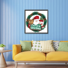 Load image into Gallery viewer, Diamond Painting - Partial Special Shaped - Christmas wreath (30*30CM)
